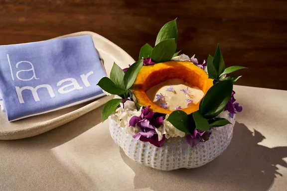 La Mar Dish with Serviette