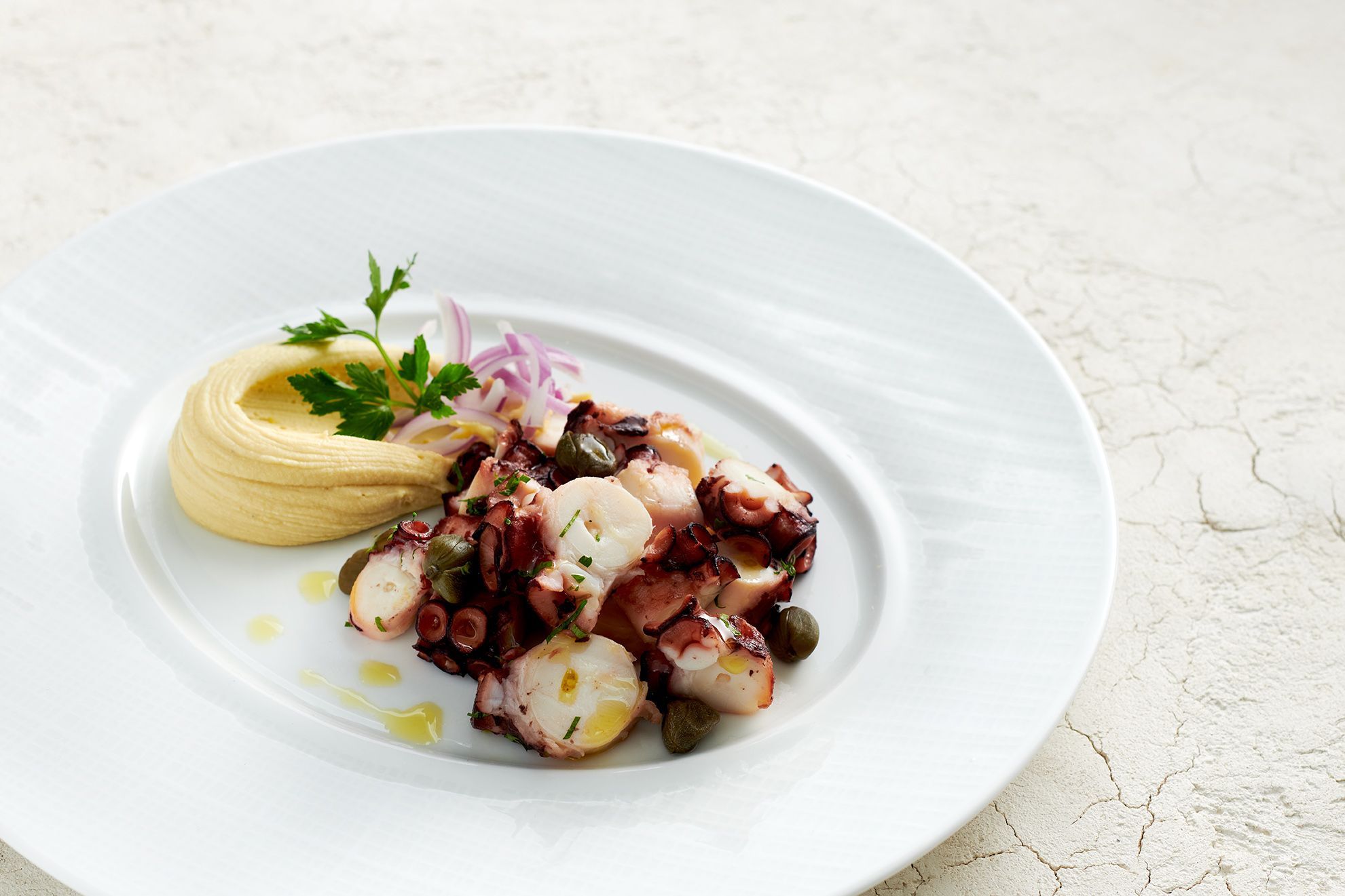 Squid Food at Milos Dubai