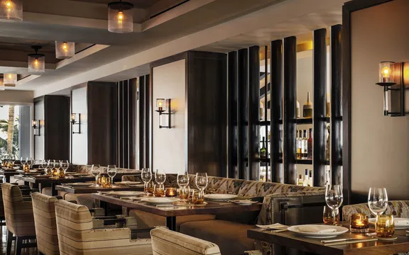 Table setup at Seared Restaurant One&Only Palmilla