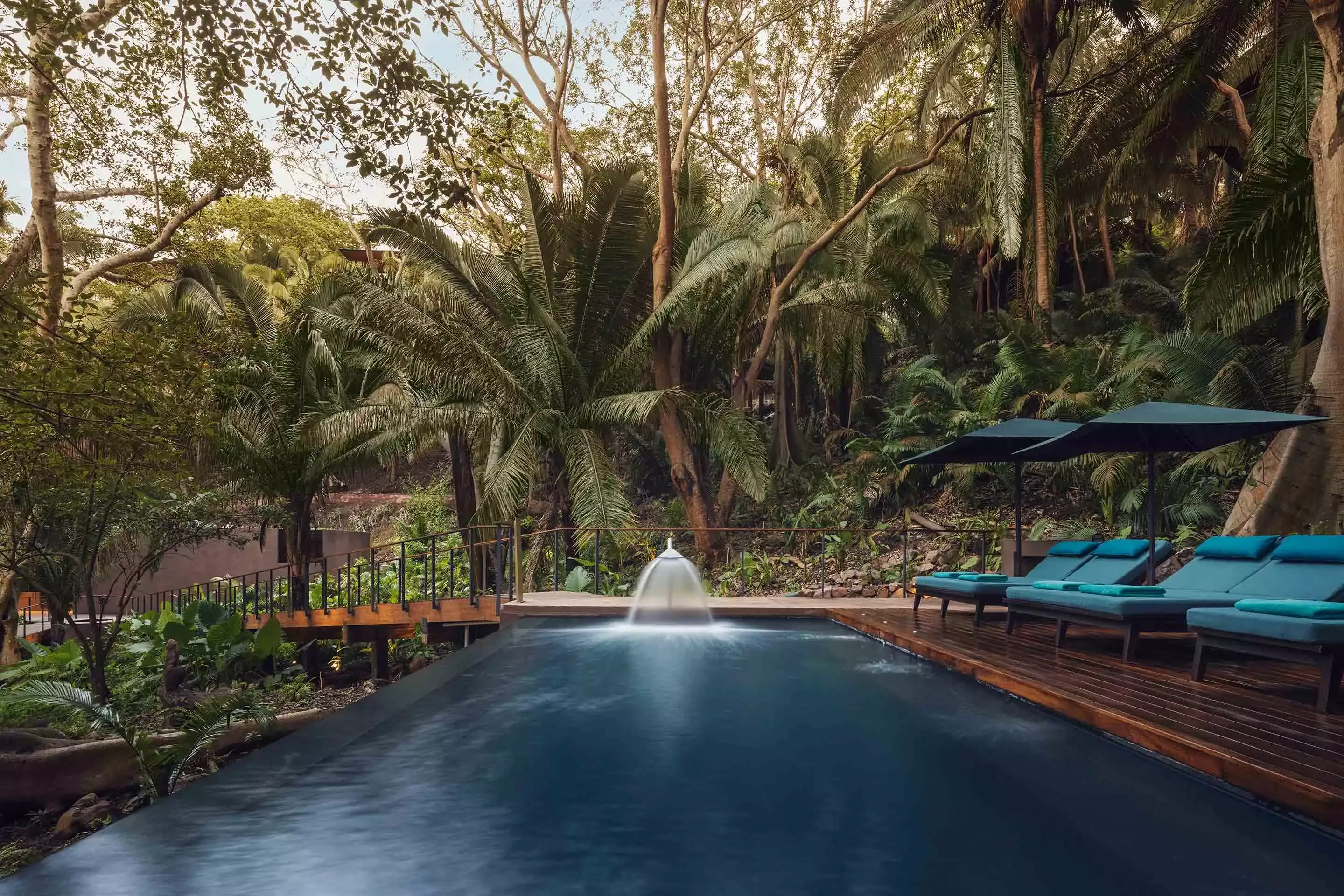 Poolside view at One&Only Mandarina