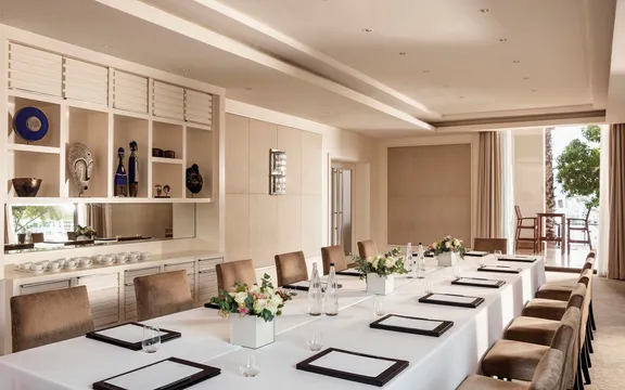 Setup for corporate event at One&Only Cape Town