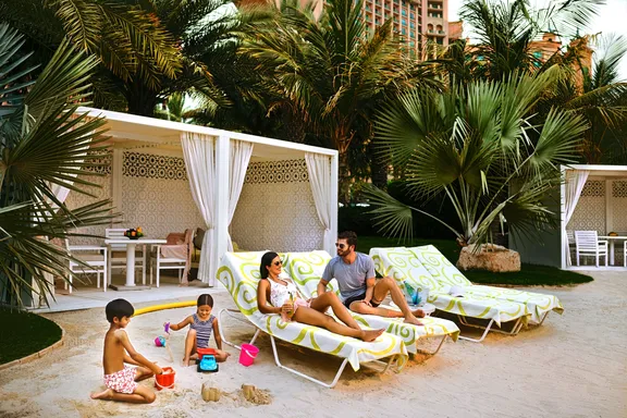 Family at Imperial Club Beach