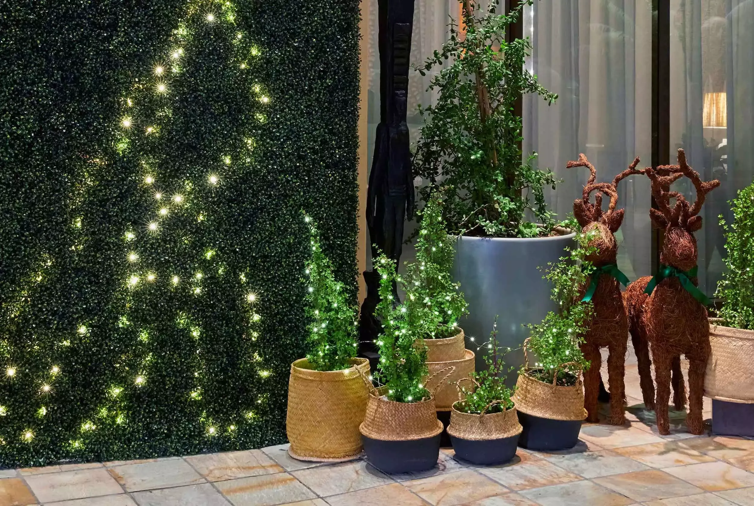 Decorations for Christmas at One&Only Cape Town