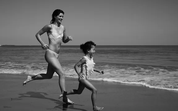 One&Only Mandarina Family enjoying their time at the beach