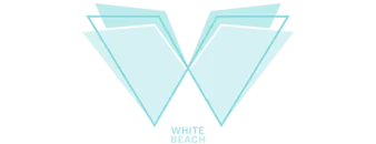 white beach logo