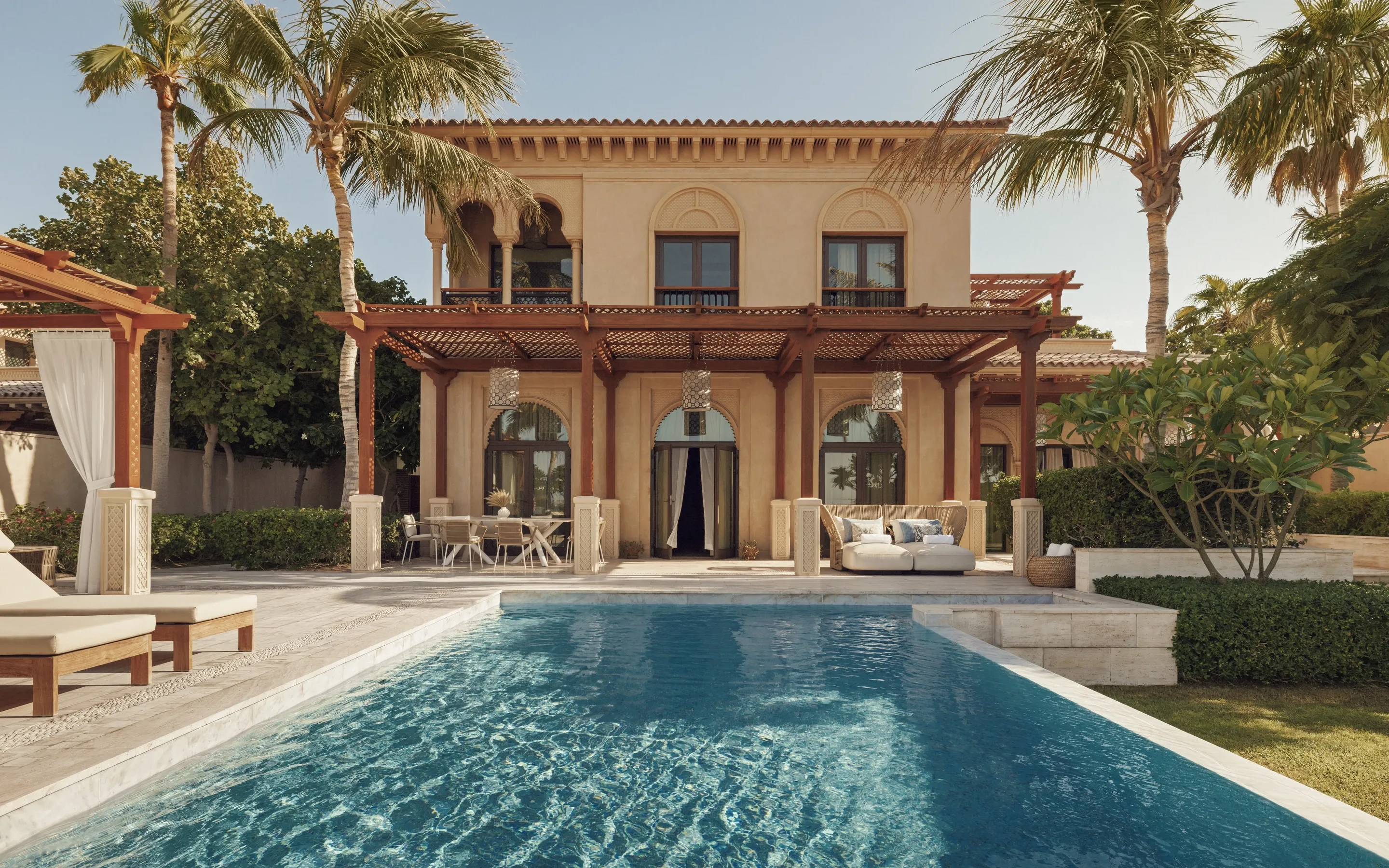  Outdoor space and private pool of Two Bedroom Villa at One&Only The Palm