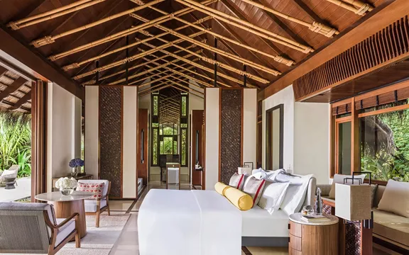 Beach Villa Bedroom at One&Only Reethi Rah