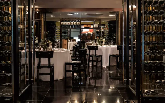 Interior of the wine studio at One&Only Cape Town