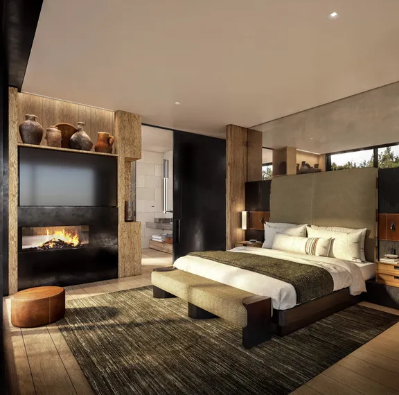 Moonlight Suite Bedroom at One&Only Moonlight Basin