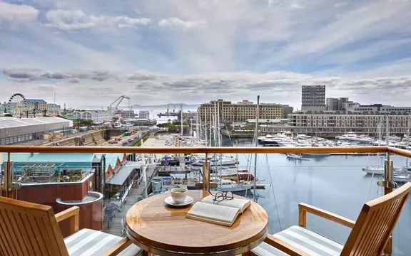 Outdoor seating setup at One&Only Cape Town