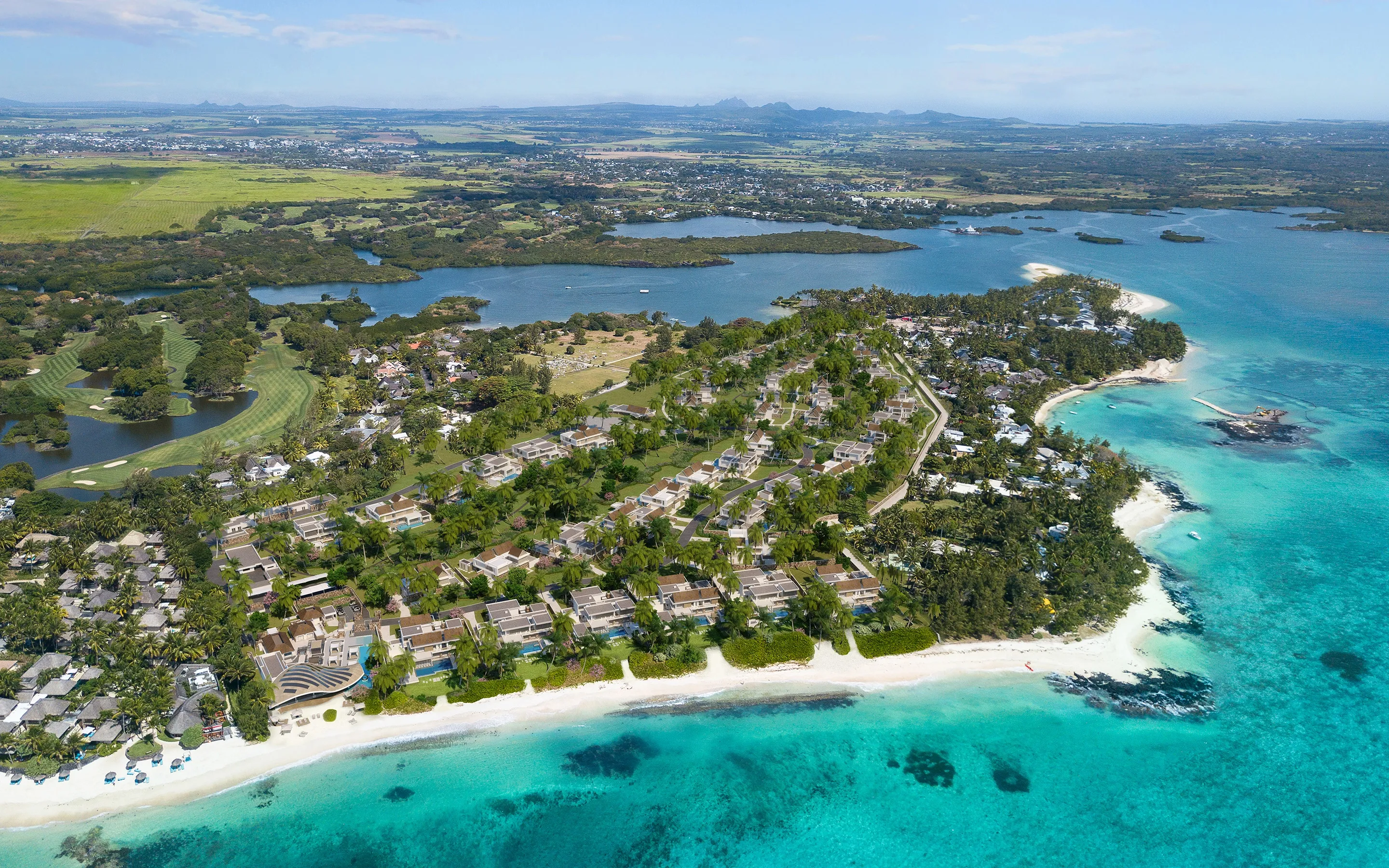 View of One&Only Le Saint Géran Private Homes