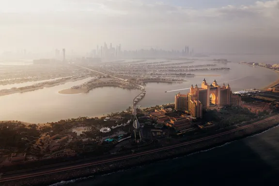 Atlantis, The Palm Resort Drone Shot 