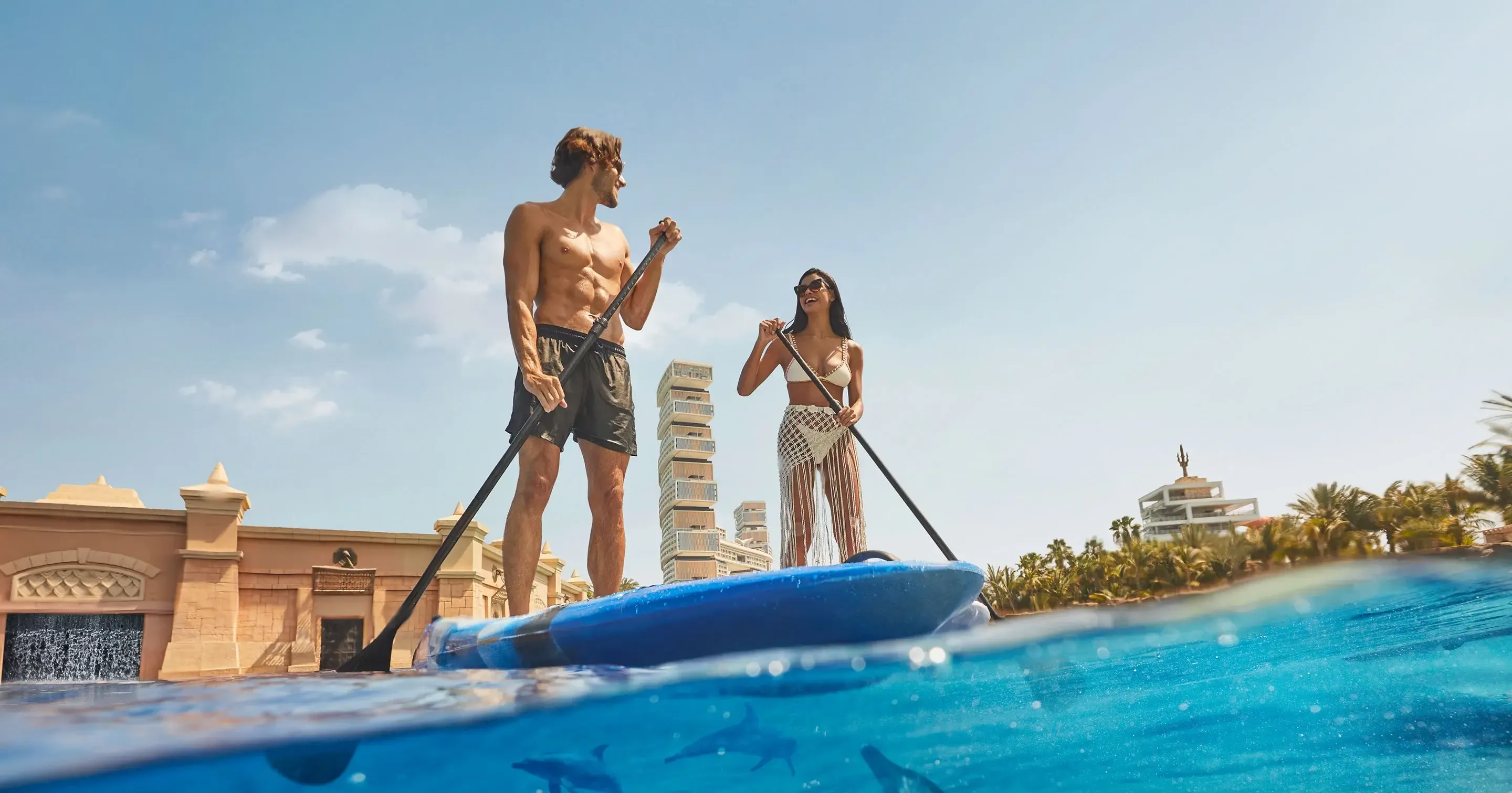 Dolphin Paddle experience in Atlantis Aquaventure