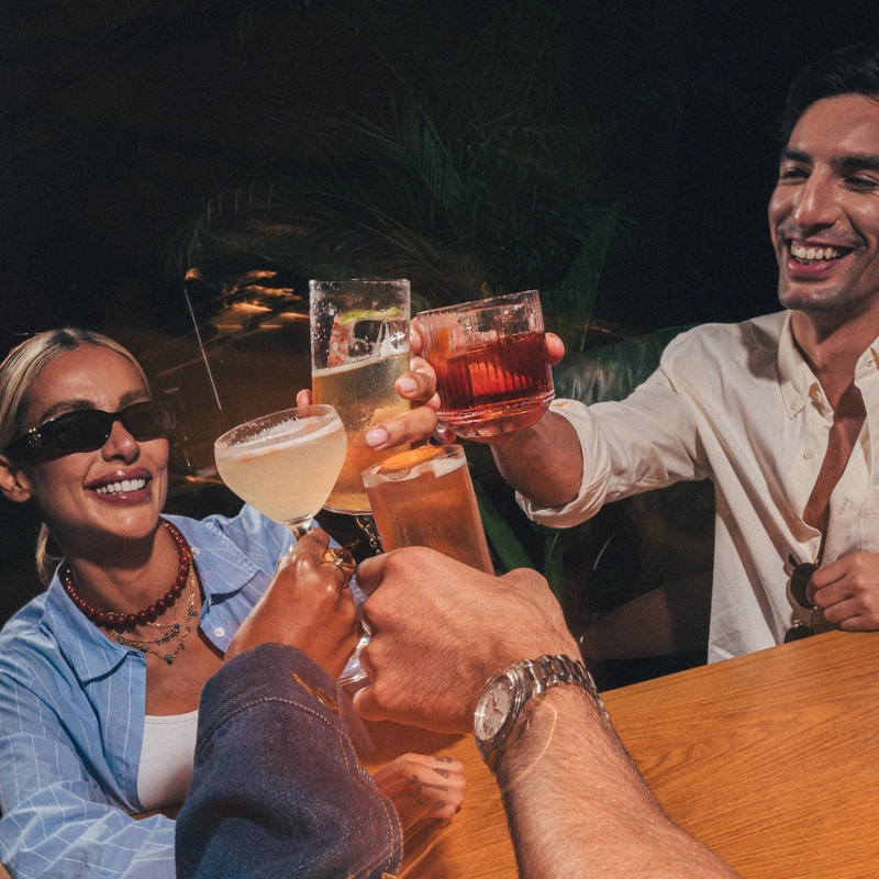 people enjoying happy hour at Culinara