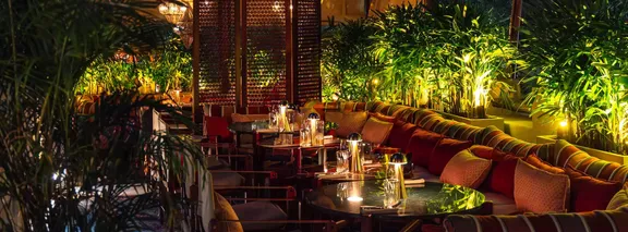 Dining area at Ninive, Bab Al Shams