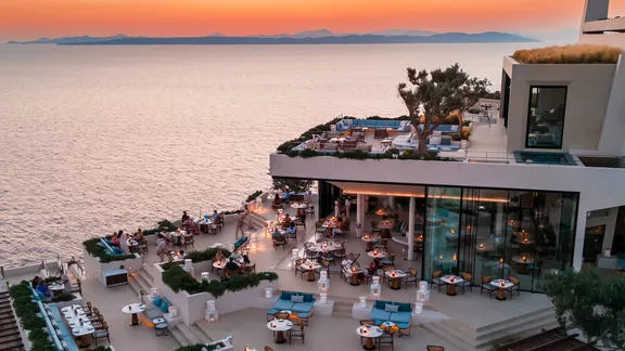  One&Only Kéa Island - Atria Restaurant - Sunset