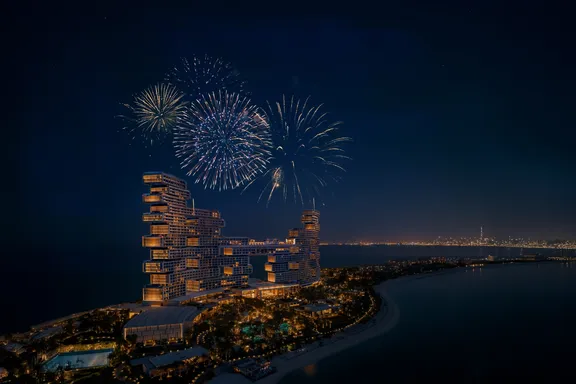 atlantis the royal festive banner new years 2026