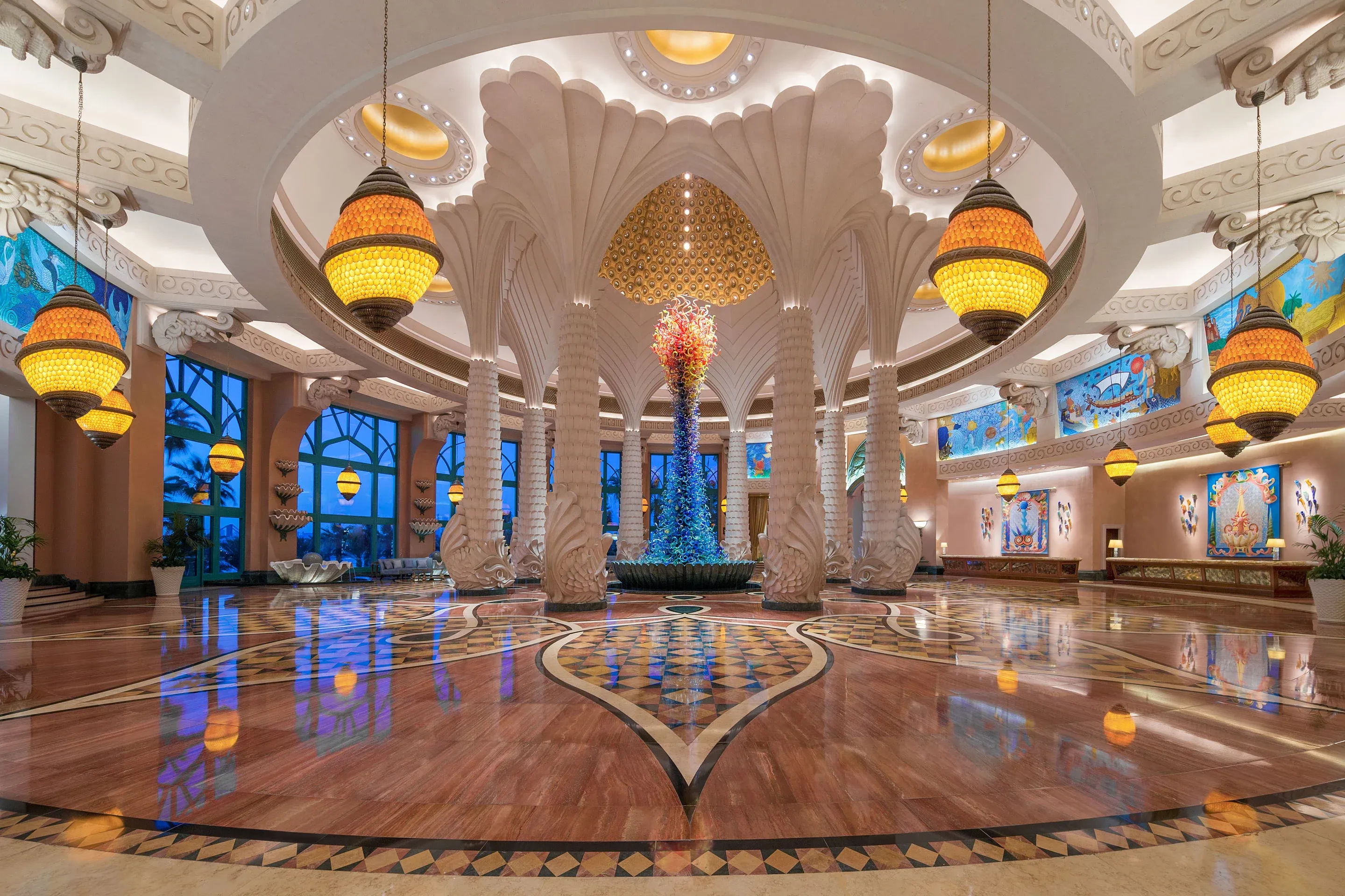 Lobby at Atlantis the Palm