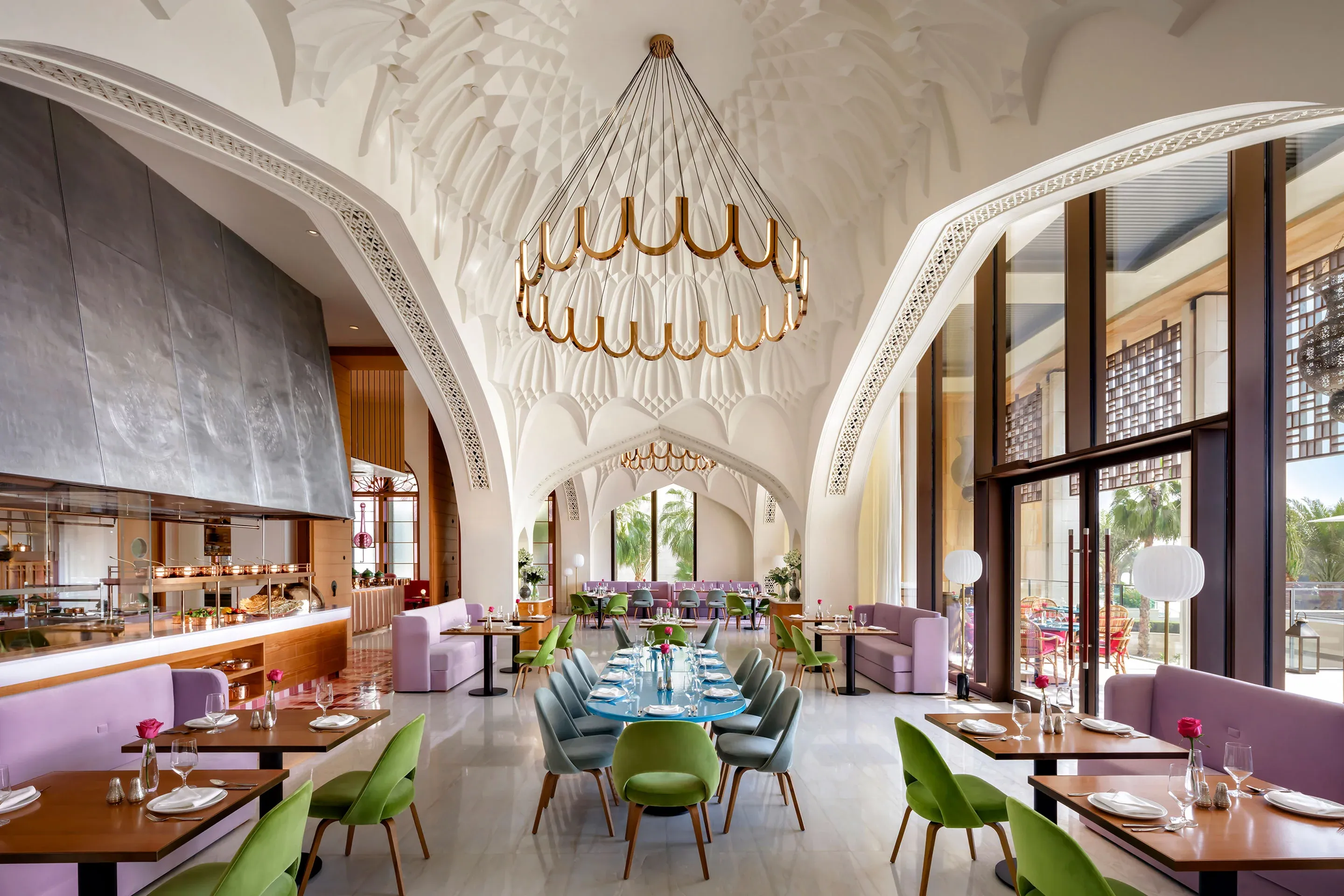 Ariana’s Persian Kitchen indoor seating at Atlantis The Royal
