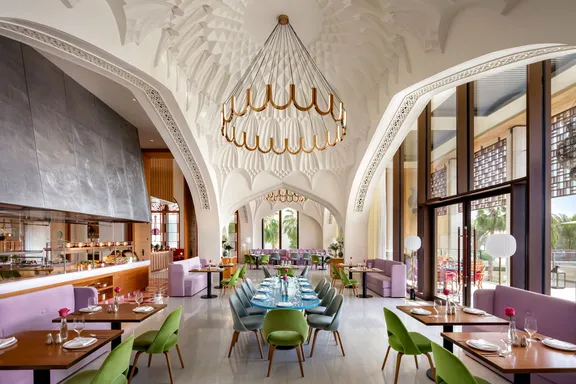 Ariana’s Persian Kitchen indoor seating at Atlantis The Royal