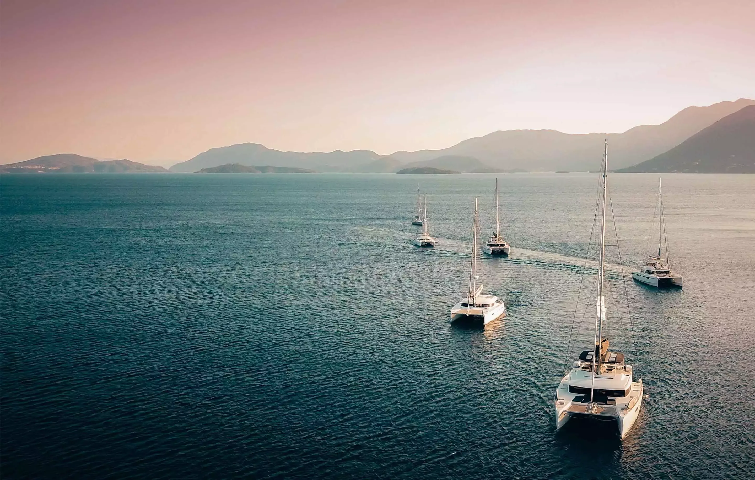 A Yacht Sailing in the Sea At One&Only Kéa Island