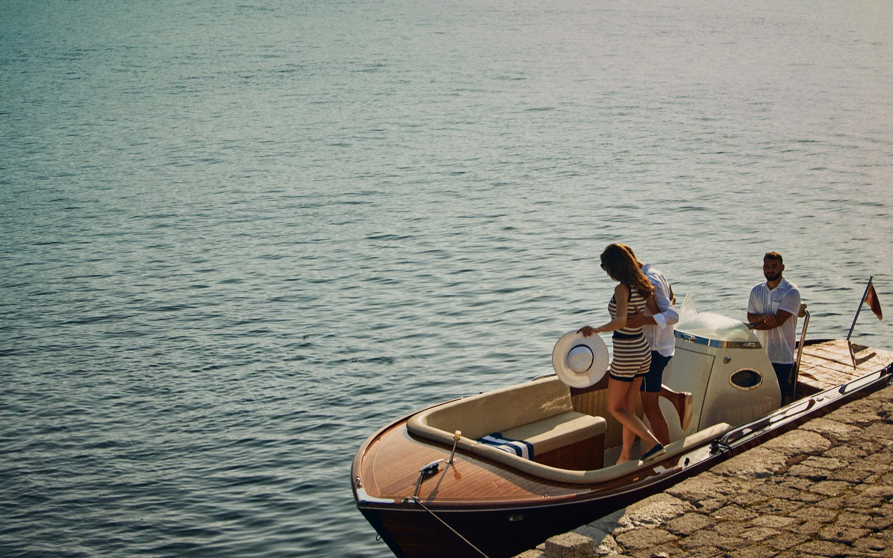 Couple on the Boat at One&Only Portonovi