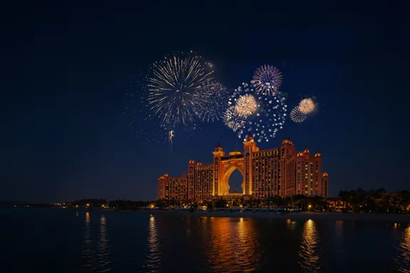 Atlantis, The Palm Festive New Year Banner 2026