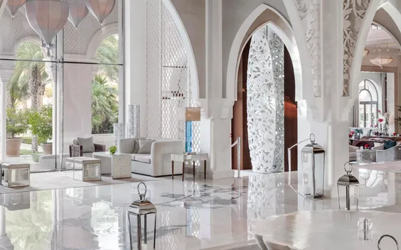 Interior view of The Lounge Bar & Restaurant at One&Only The Palm